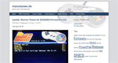 Desktop Screenshot of manuloewe.de
